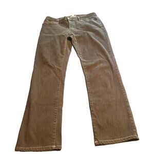 EILEEN FISHER Size 10 (32x29) Black Stretch Organic Cotton Blend Jeans Straight